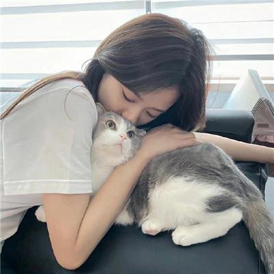在水中